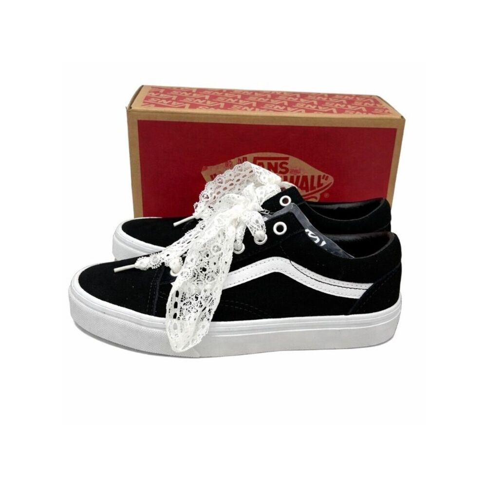 Vans Old Skool Pop Lace Black Women’s 6 Men’s 4.5 Lace Skate Shoes VN00E6WCJK - Picture 4 of 9